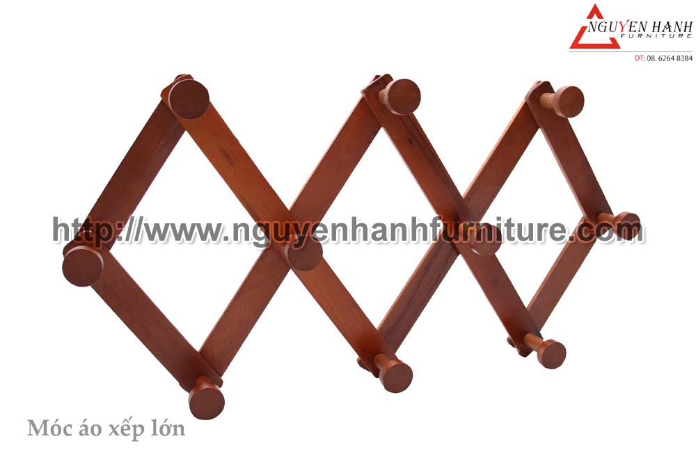 Name product: Foldable hanger - Dimensions:  - Description: Wood natural rubber