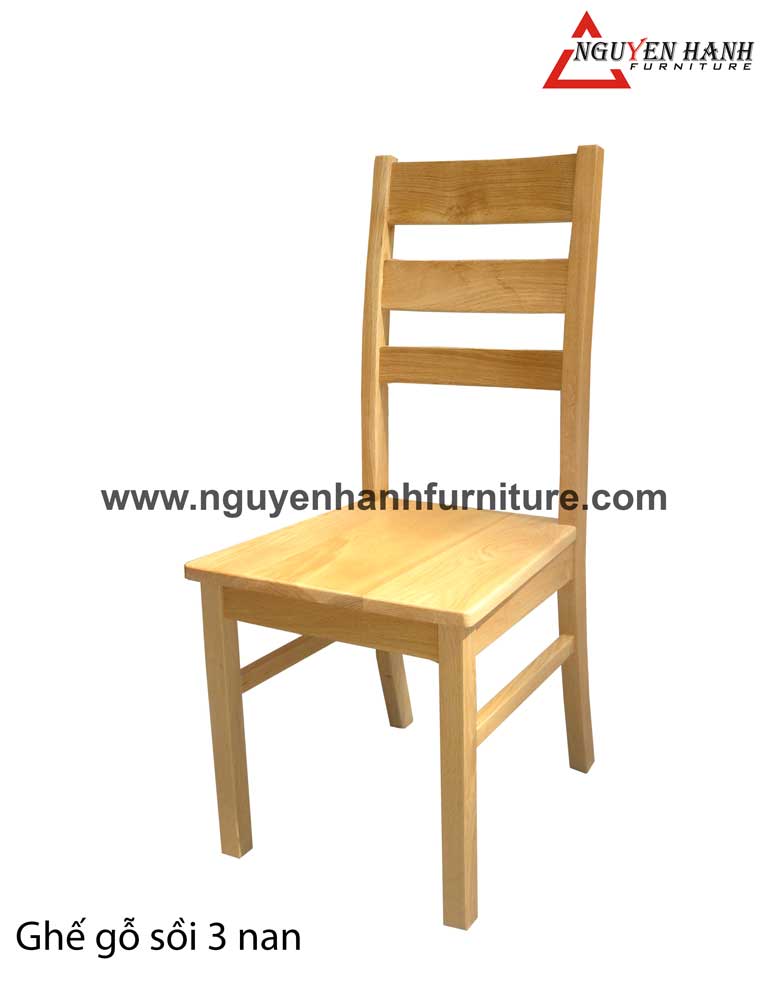 Name product: 3 blade chair of American Oak tree wood - Dimensions: - Description: wood nature oak