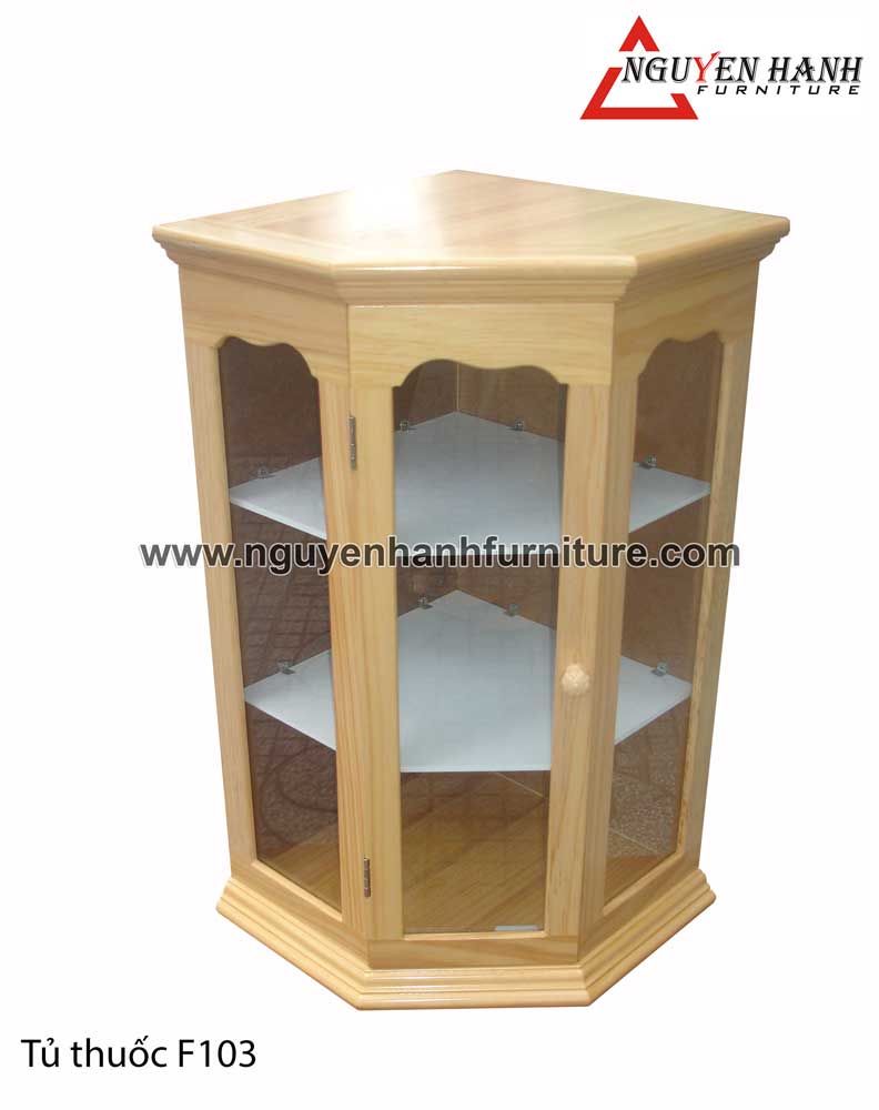 Name product: Medicine cabinet F103 - Dimensions:  - Description: Natural pine wood